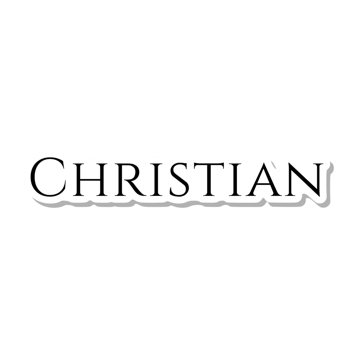 Christian die-cut sticker