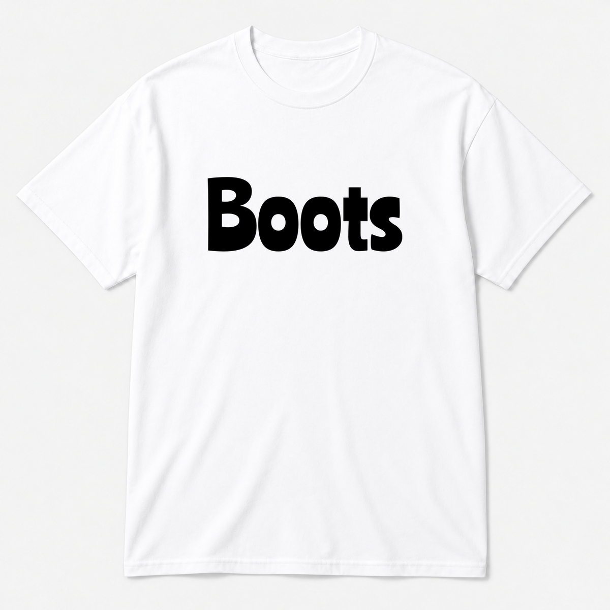 Boots T-Shirt in white