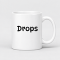 Drops Mug in white