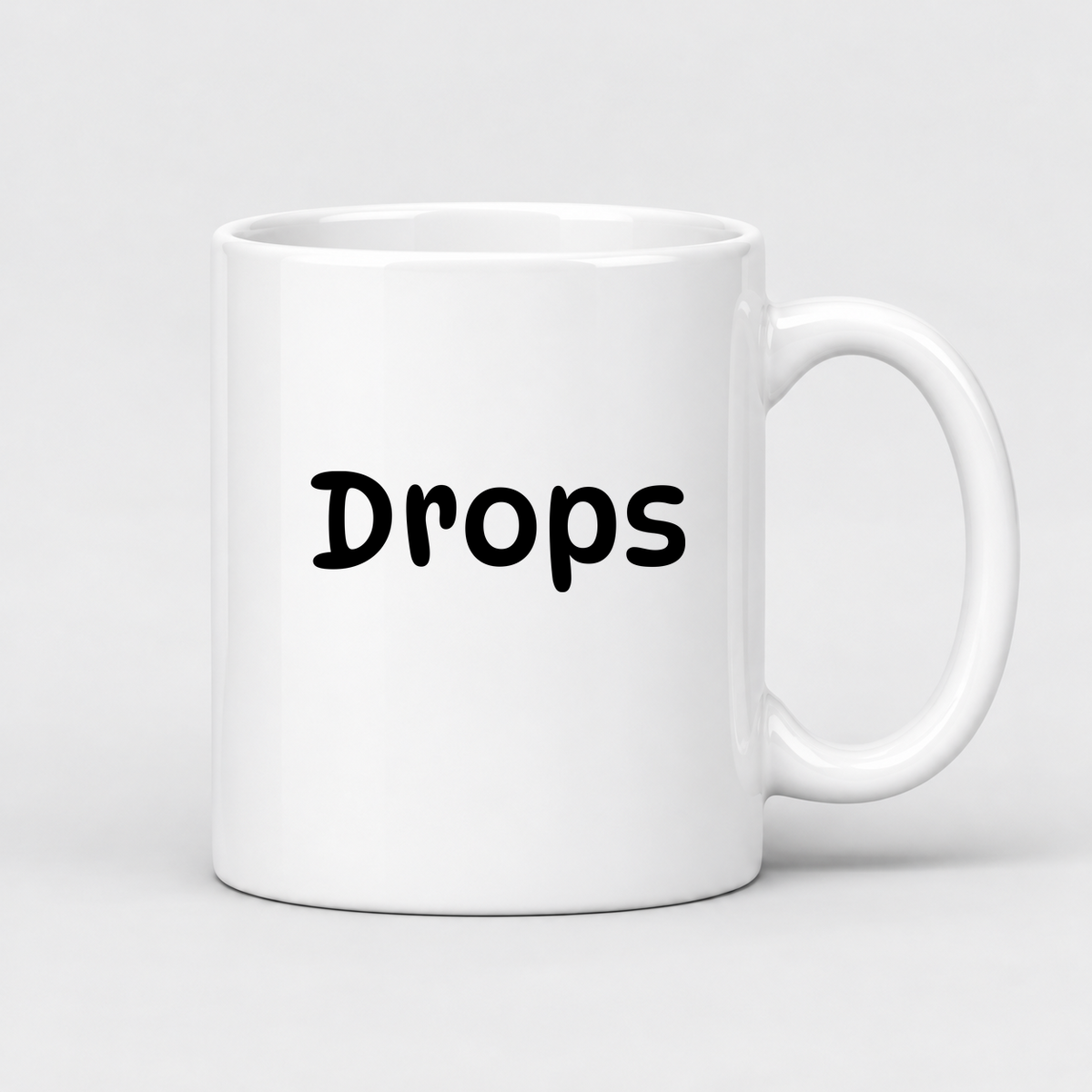 Drops Mug in white