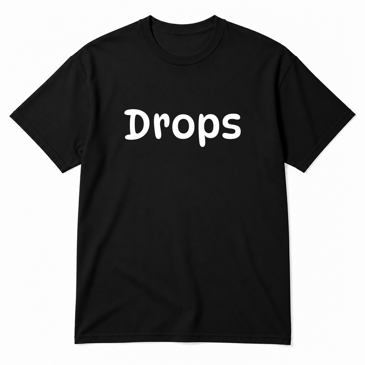 Drops T-Shirt in black
