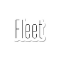 Fleet die-cut sticker