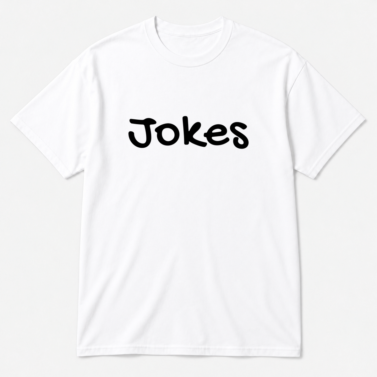Jokes T-Shirt in white