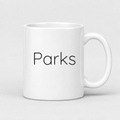 Parks Mug in white