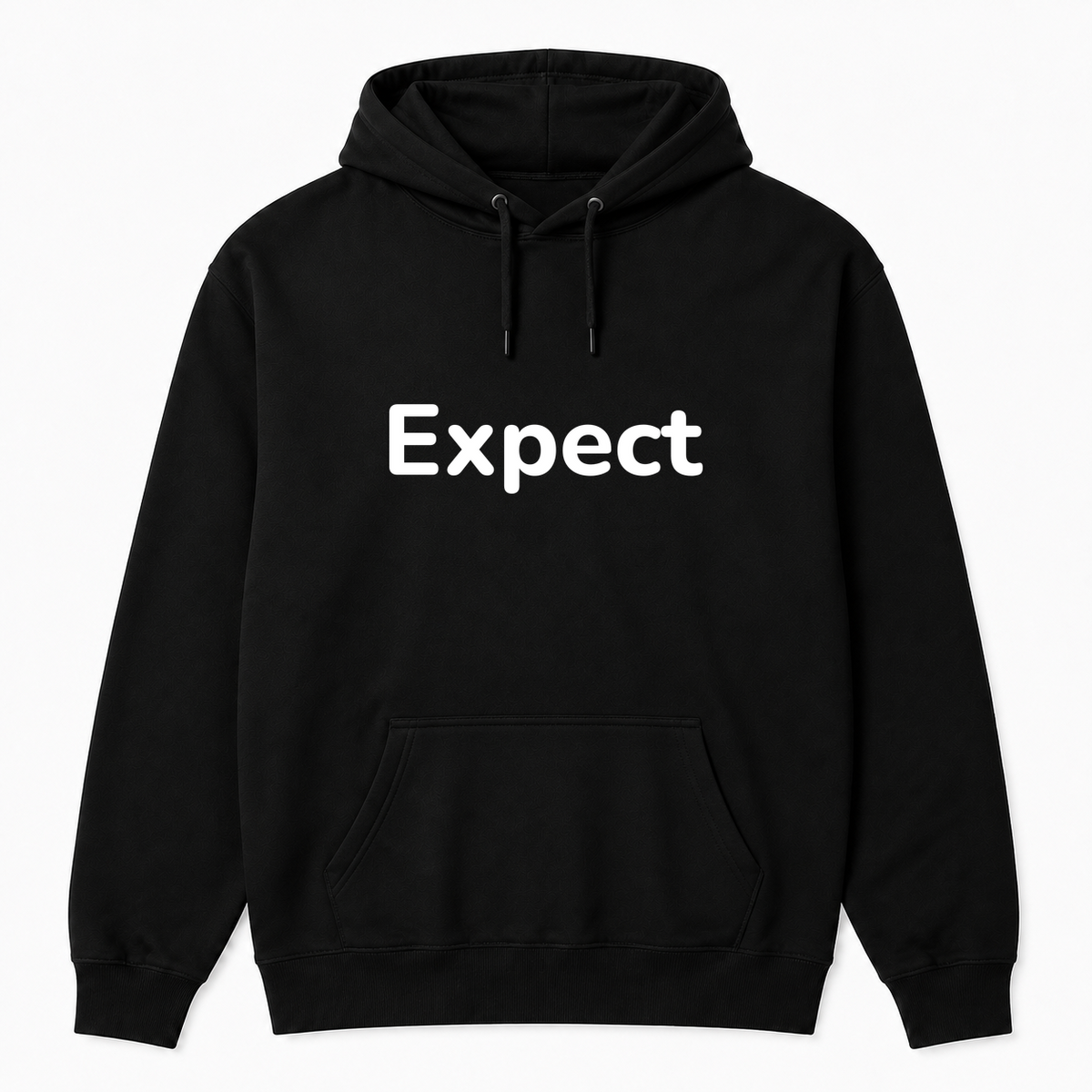 Expect Hoodie in black