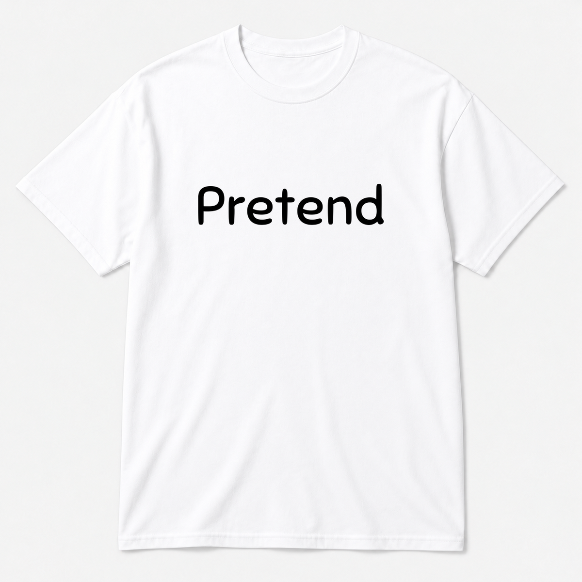 Pretend T-Shirt in white