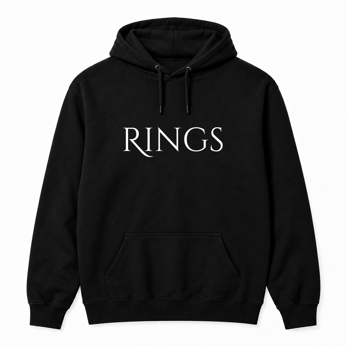 Rings Hoodie in black