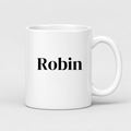 Robin Mug in white