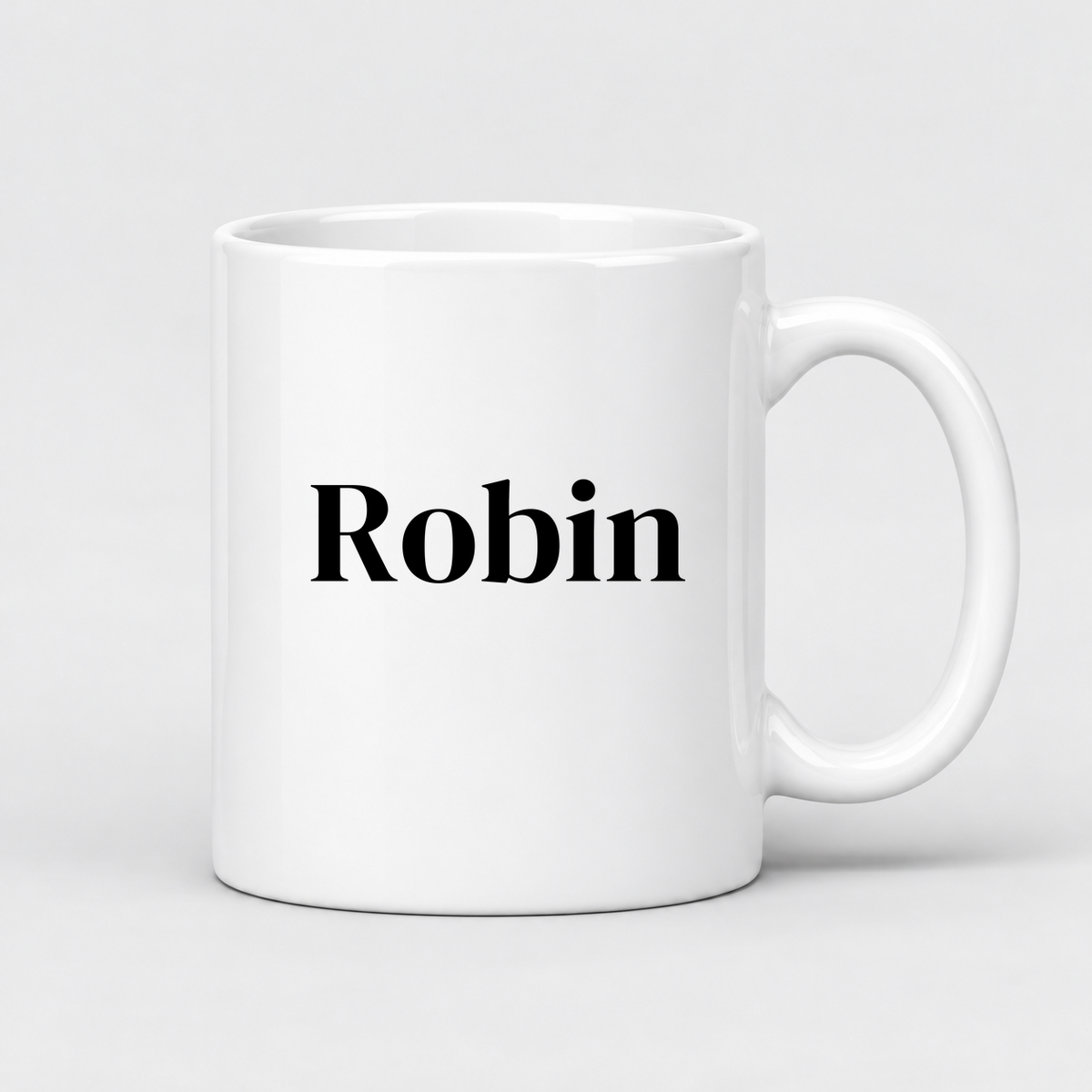 Robin Mug in white
