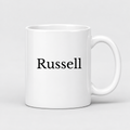 Russell Mug in white