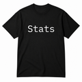 Stats T-Shirt in black