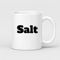Salt Mug in white