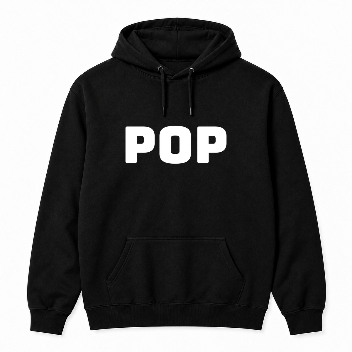 Pop Hoodie in black