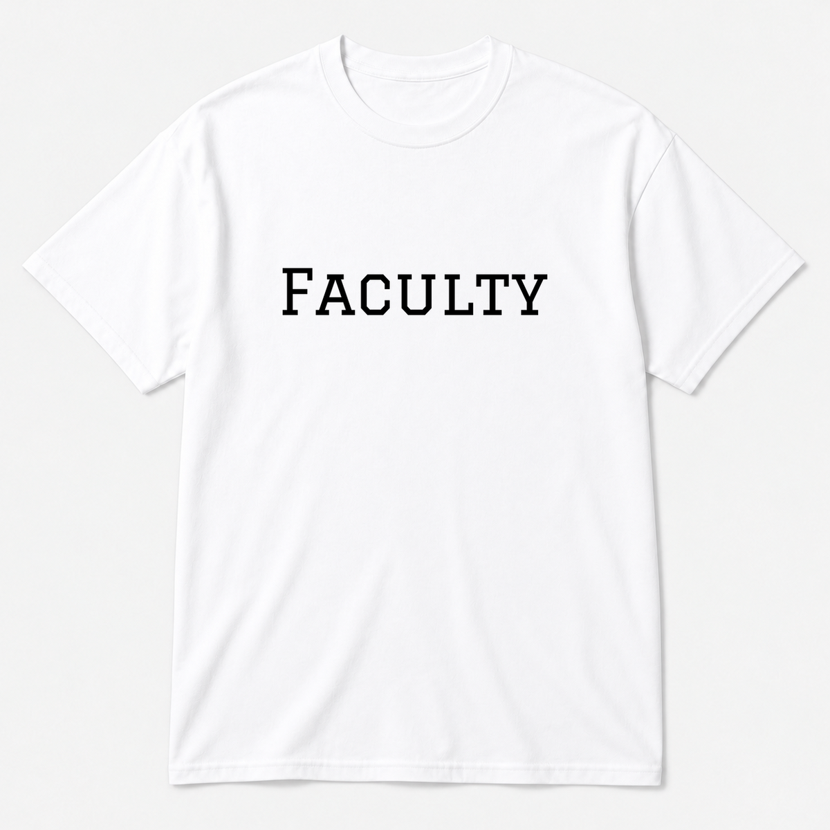 Faculty T-Shirt in white