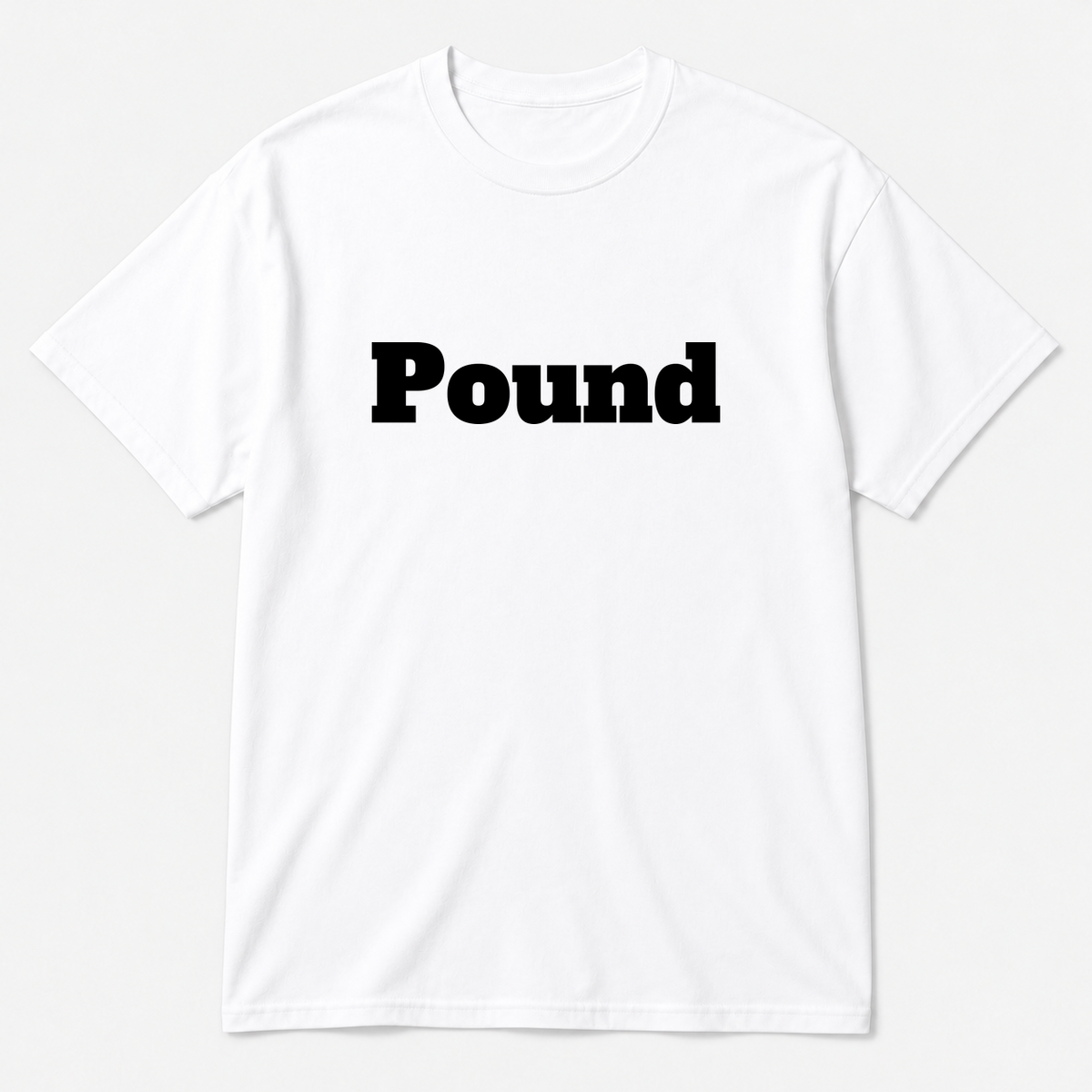 Pound T-Shirt in white