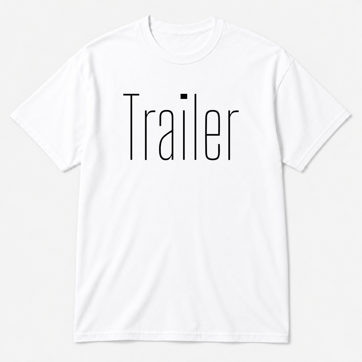Trailer T-Shirt in white