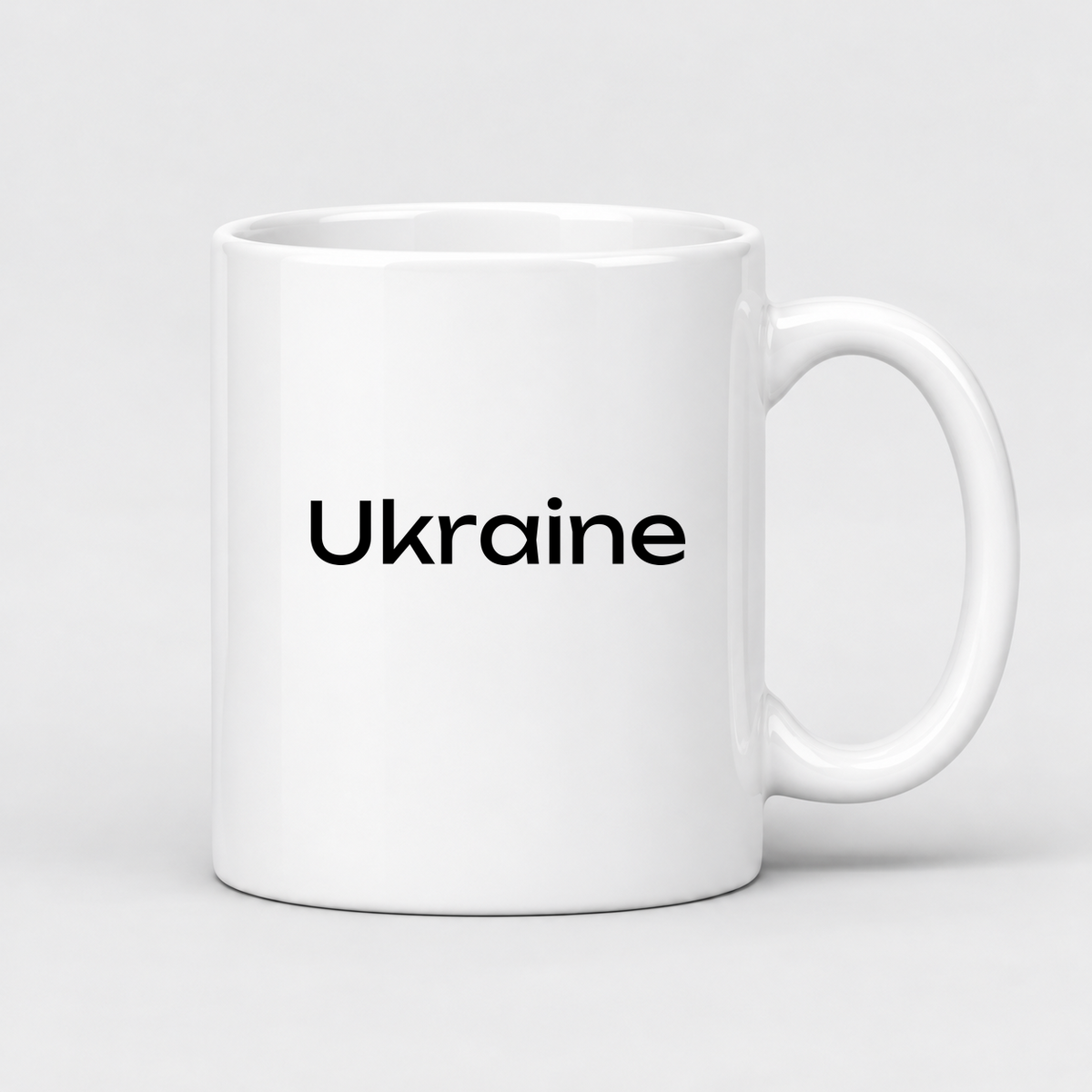 Ukraine Mug in white