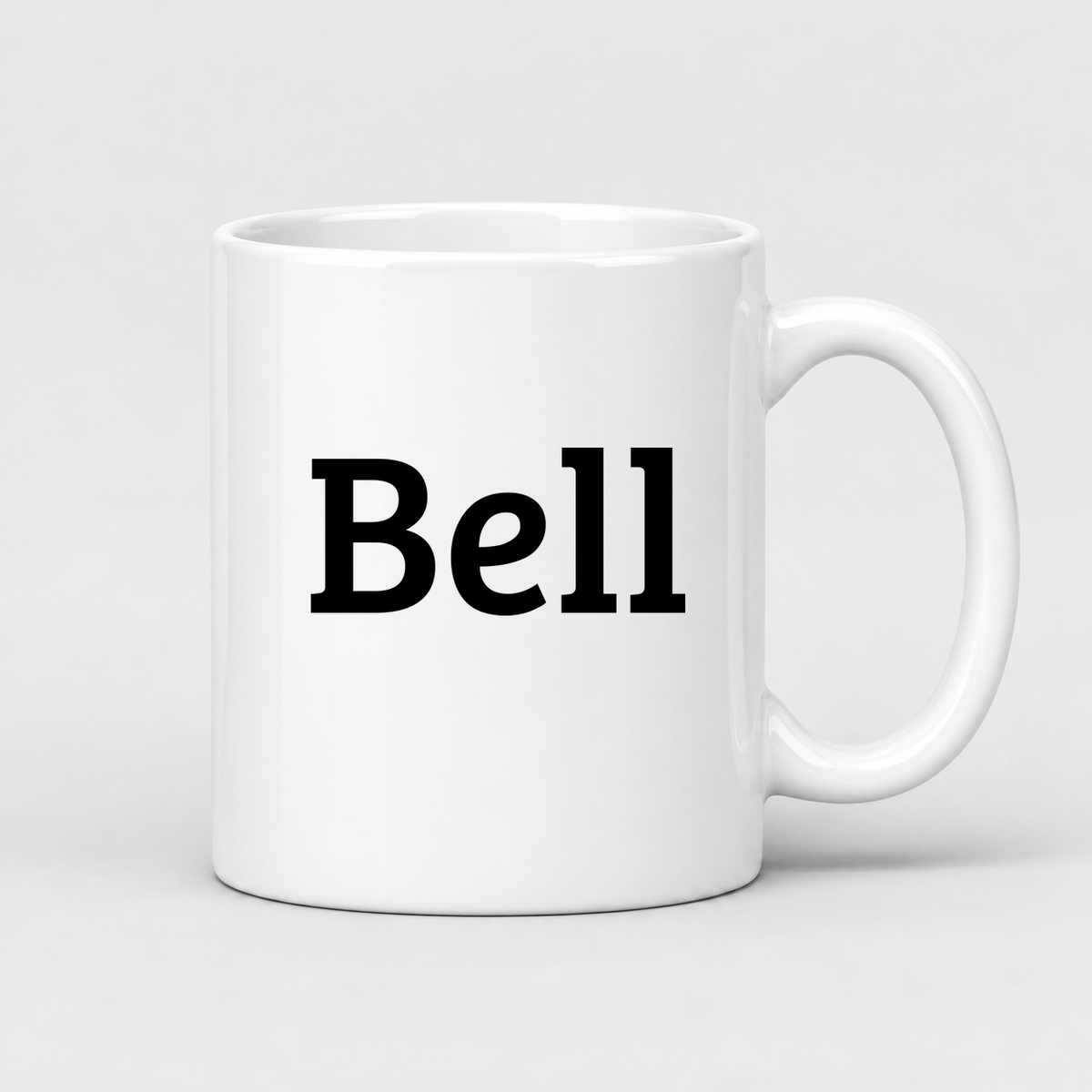 Bell Mug in white