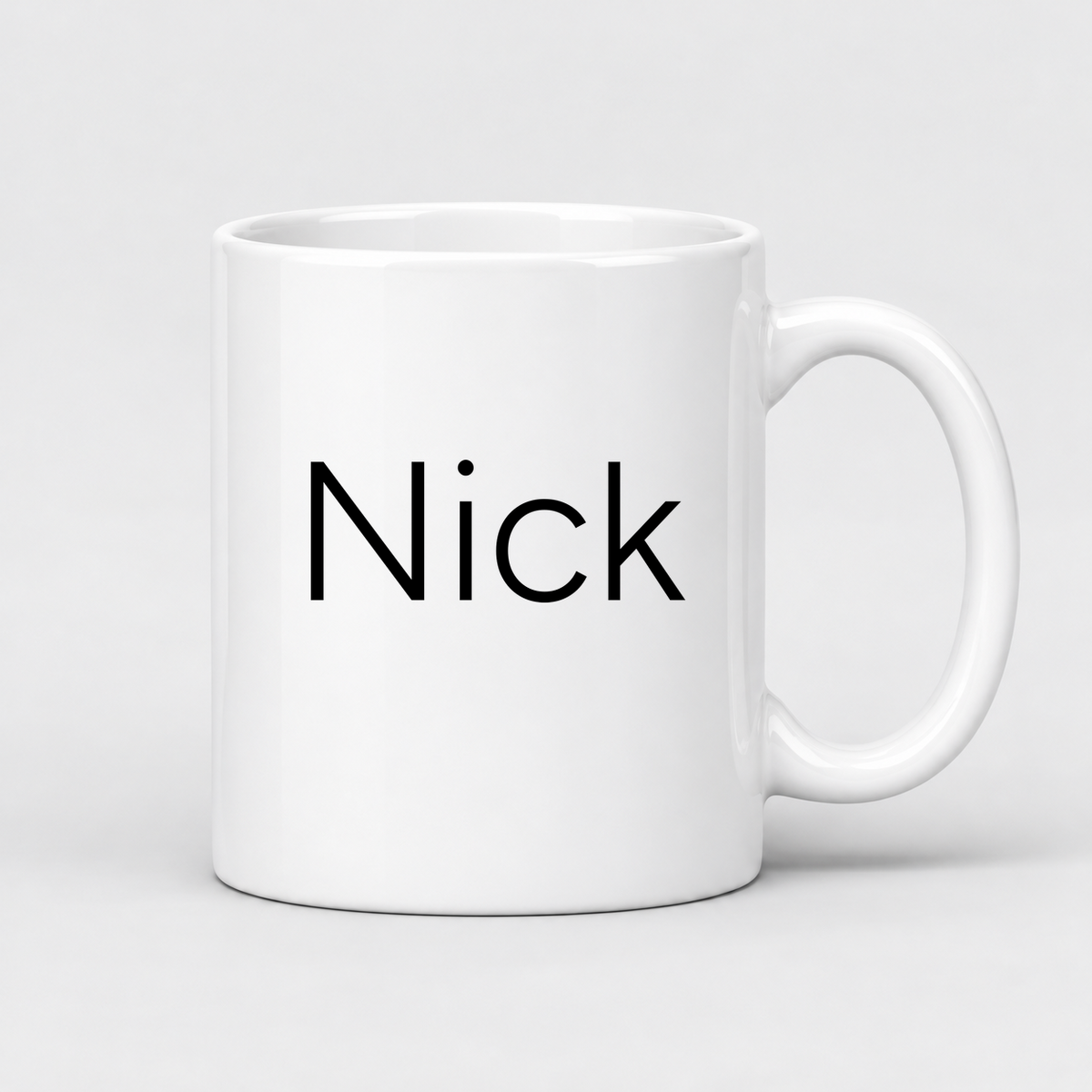 Nick Mug in white