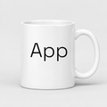 App Mug in white