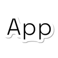 App die-cut sticker
