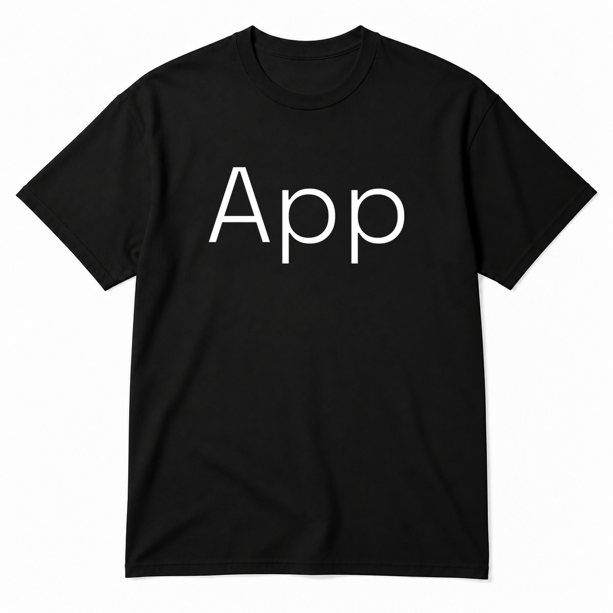 App T-Shirt in black