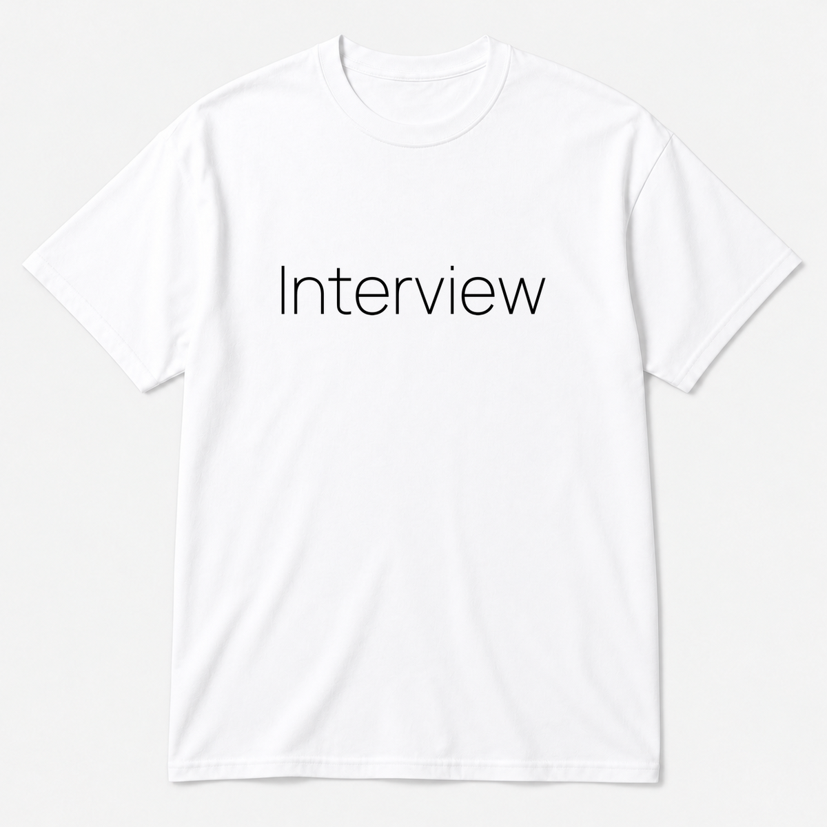 Interview T-Shirt in white