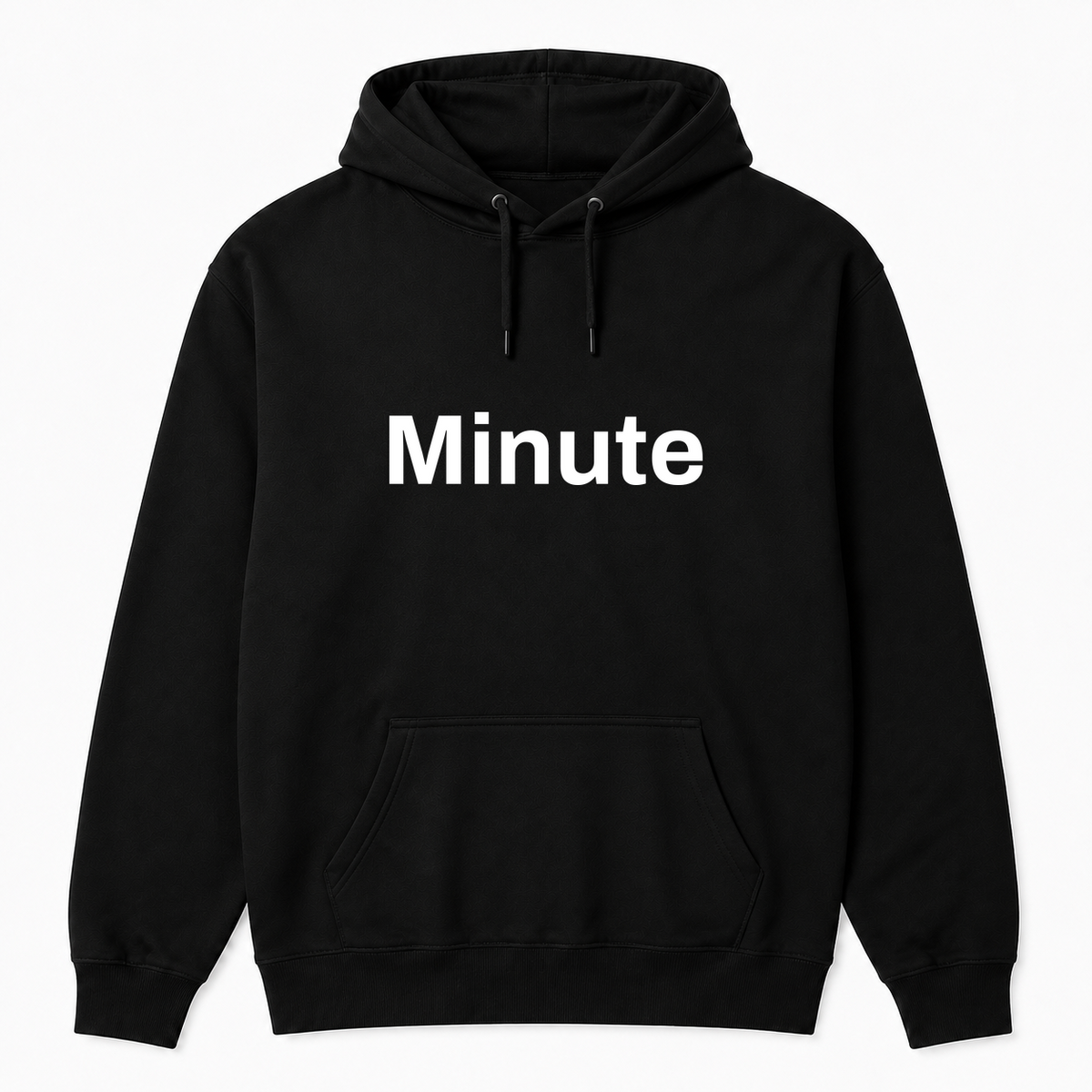 Minute Hoodie in black