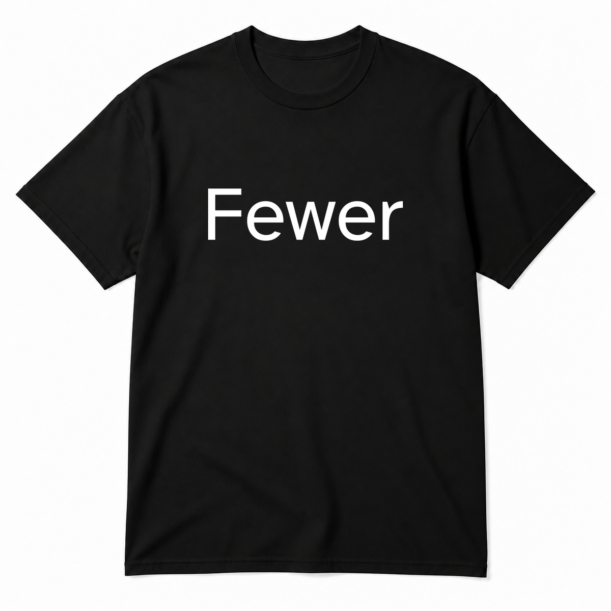 Fewer T-Shirt in black