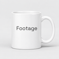 Footage Mug in white