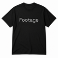 Footage T-Shirt in black