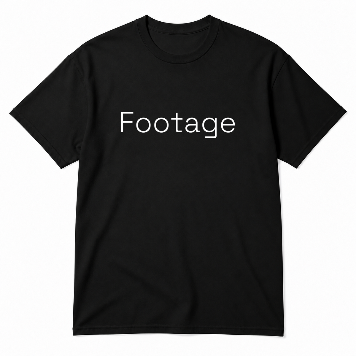 Footage T-Shirt in black