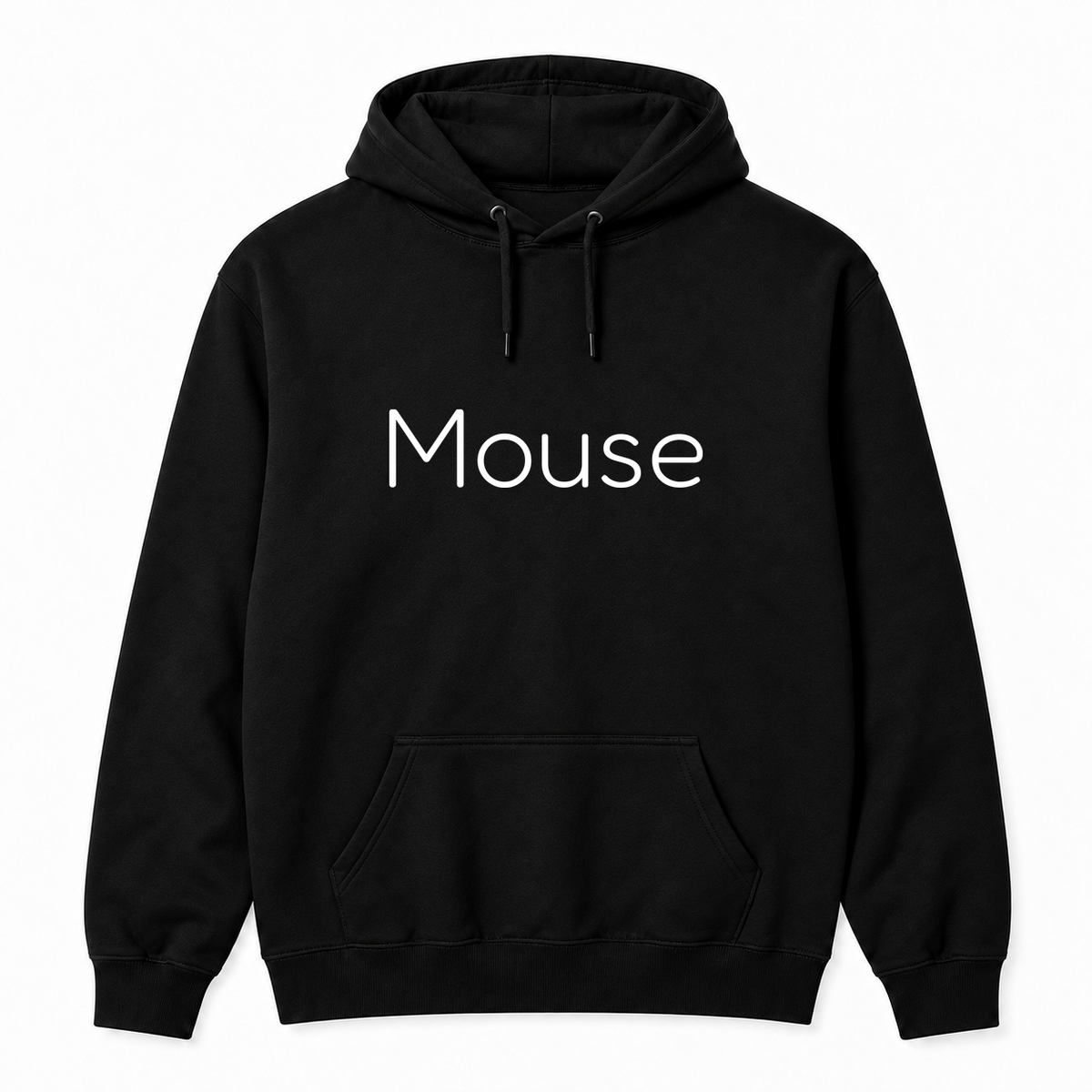 Mouse Hoodie in black