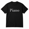 Piano T-Shirt in black