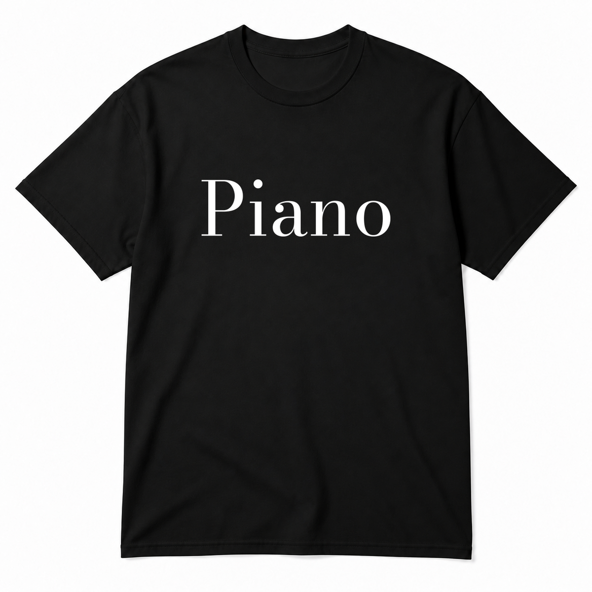 Piano T-Shirt in black