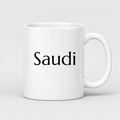 Saudi Mug in white