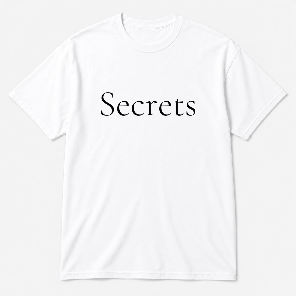 Secrets T-Shirt in white