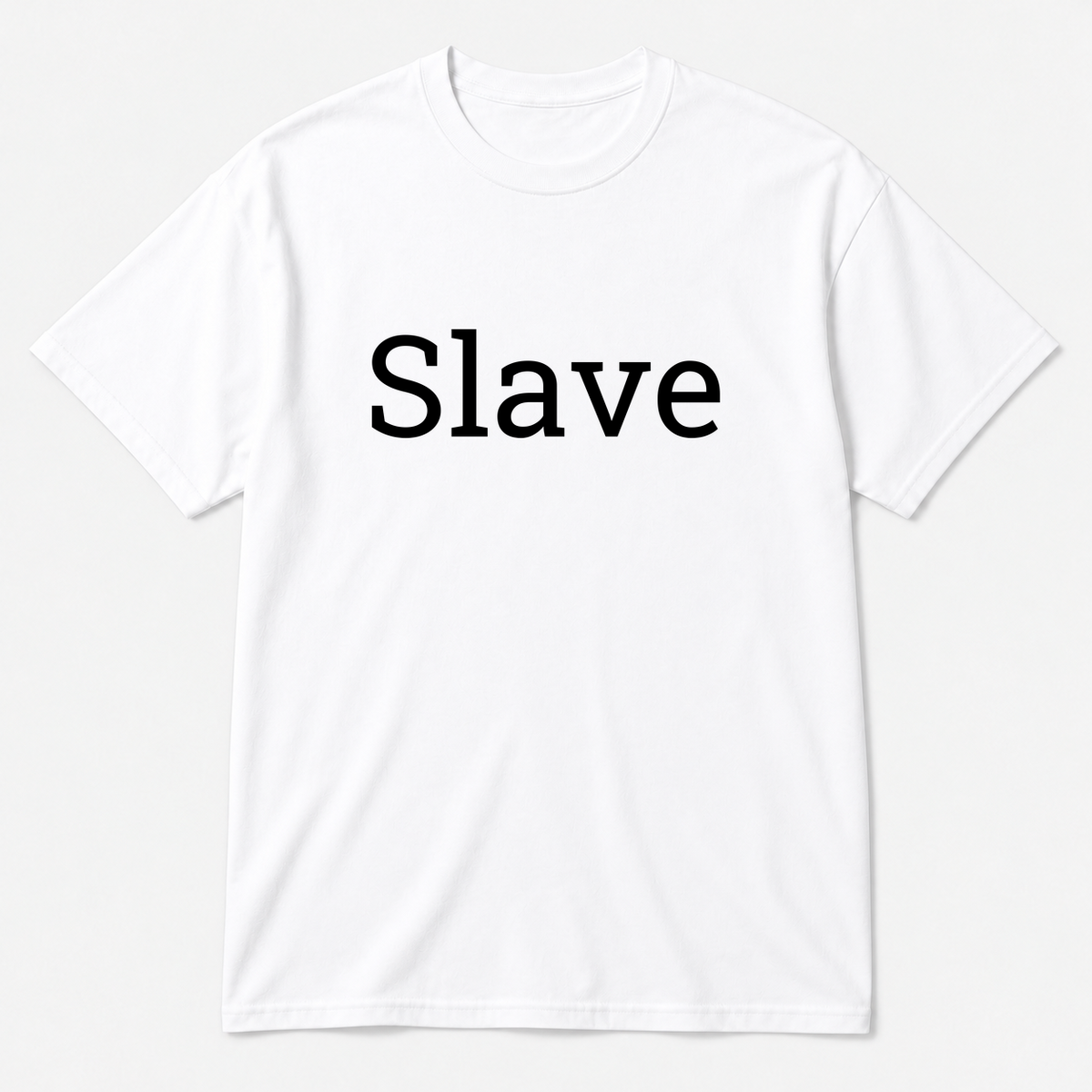 Slave T-Shirt in white