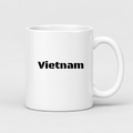 Vietnam Mug in white