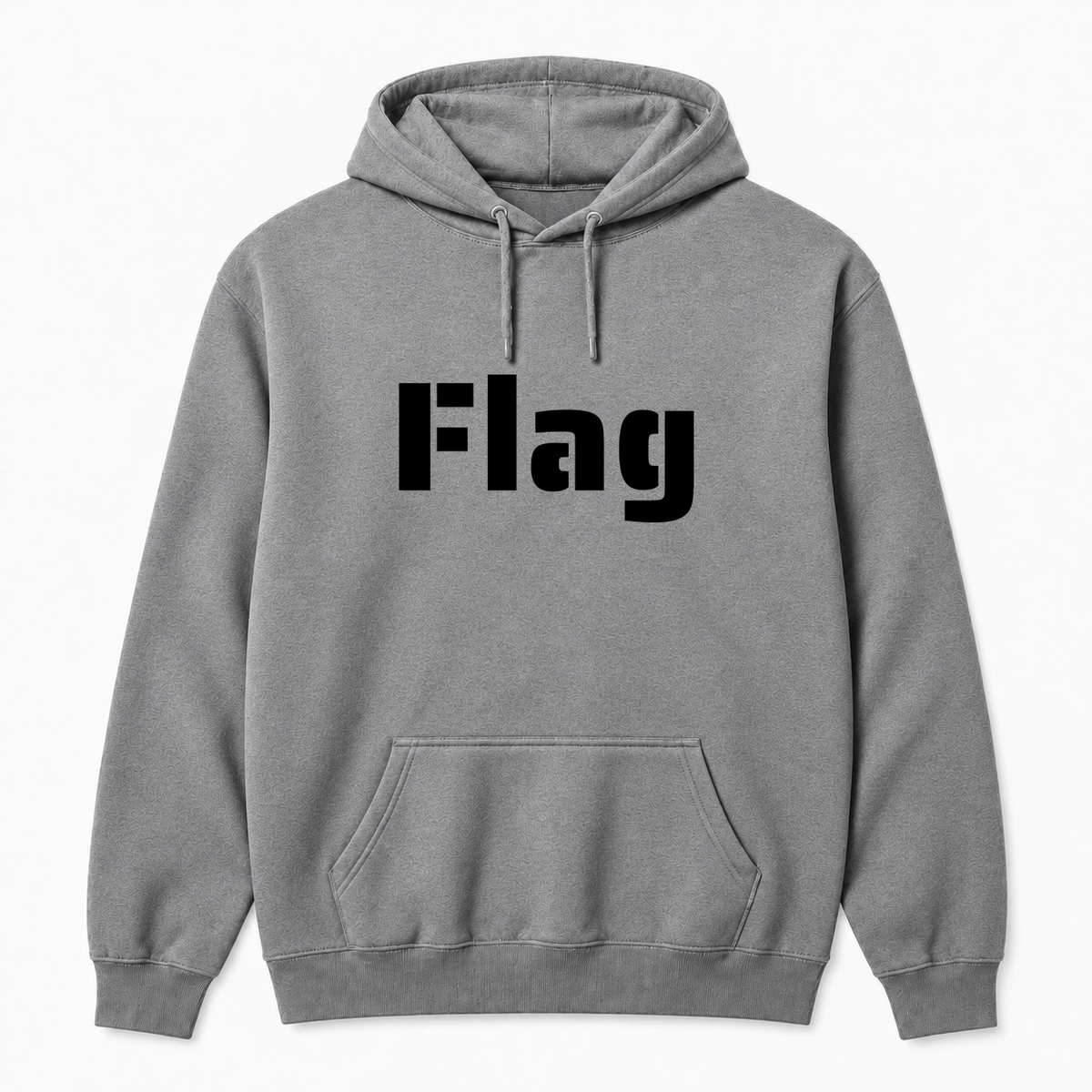Flag Hoodie in gray