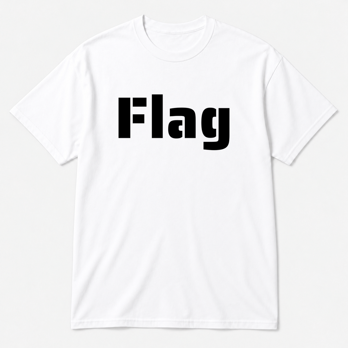 Flag T-Shirt in white