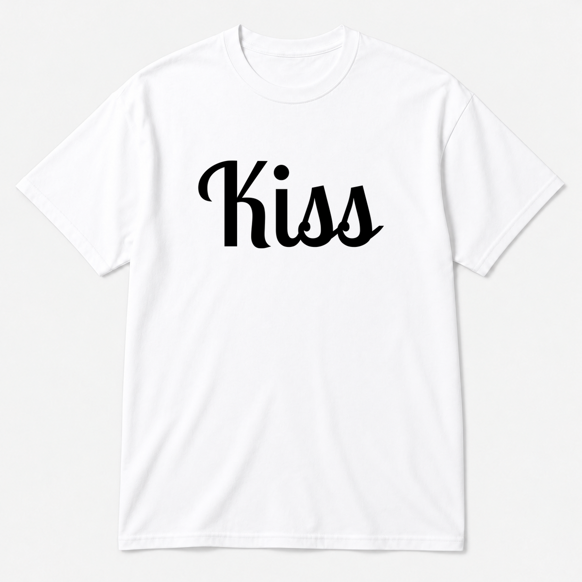 Kiss T-Shirt in white
