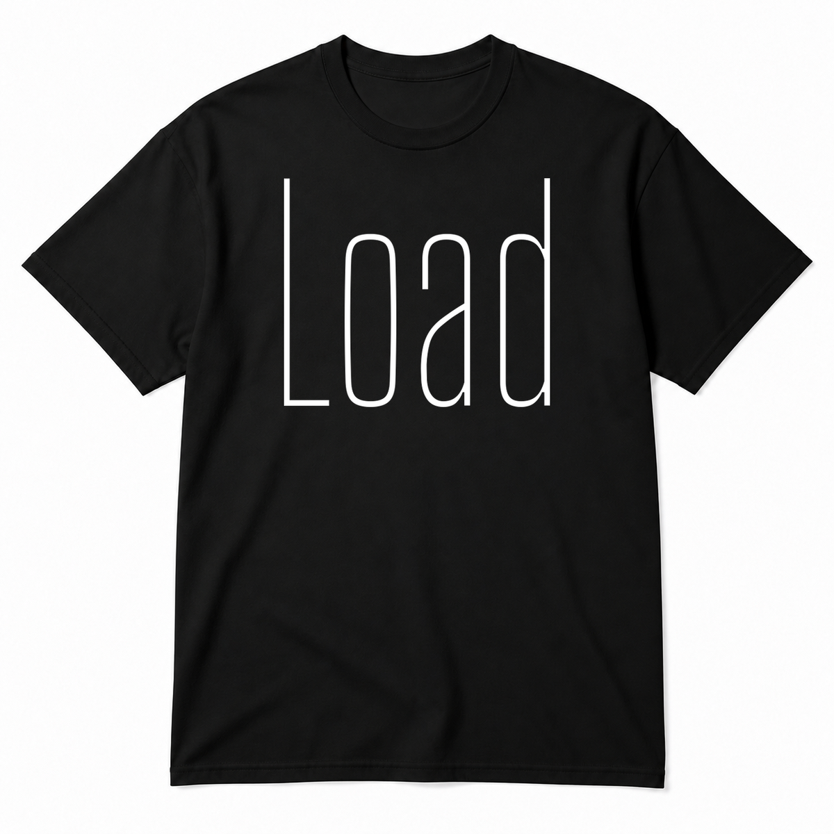 Load T-Shirt in black