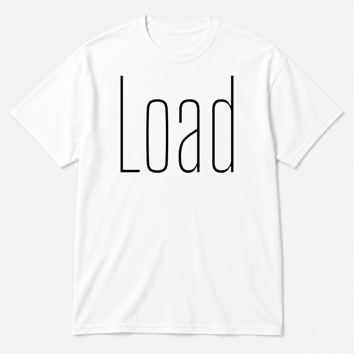 Load T-Shirt in white