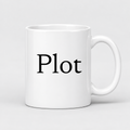 Plot Mug in white