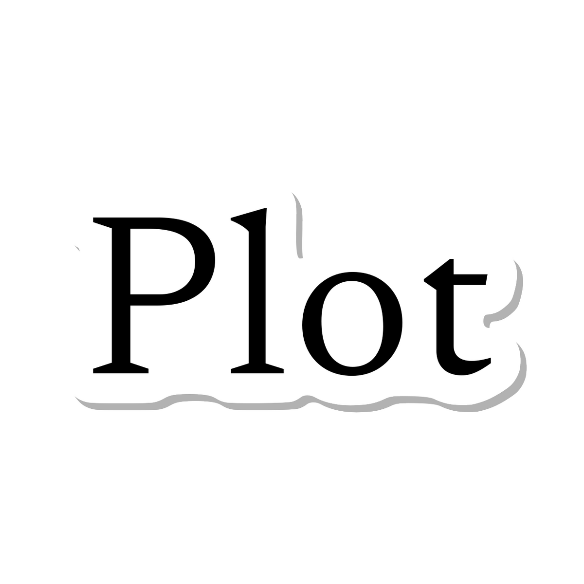 Plot die-cut sticker