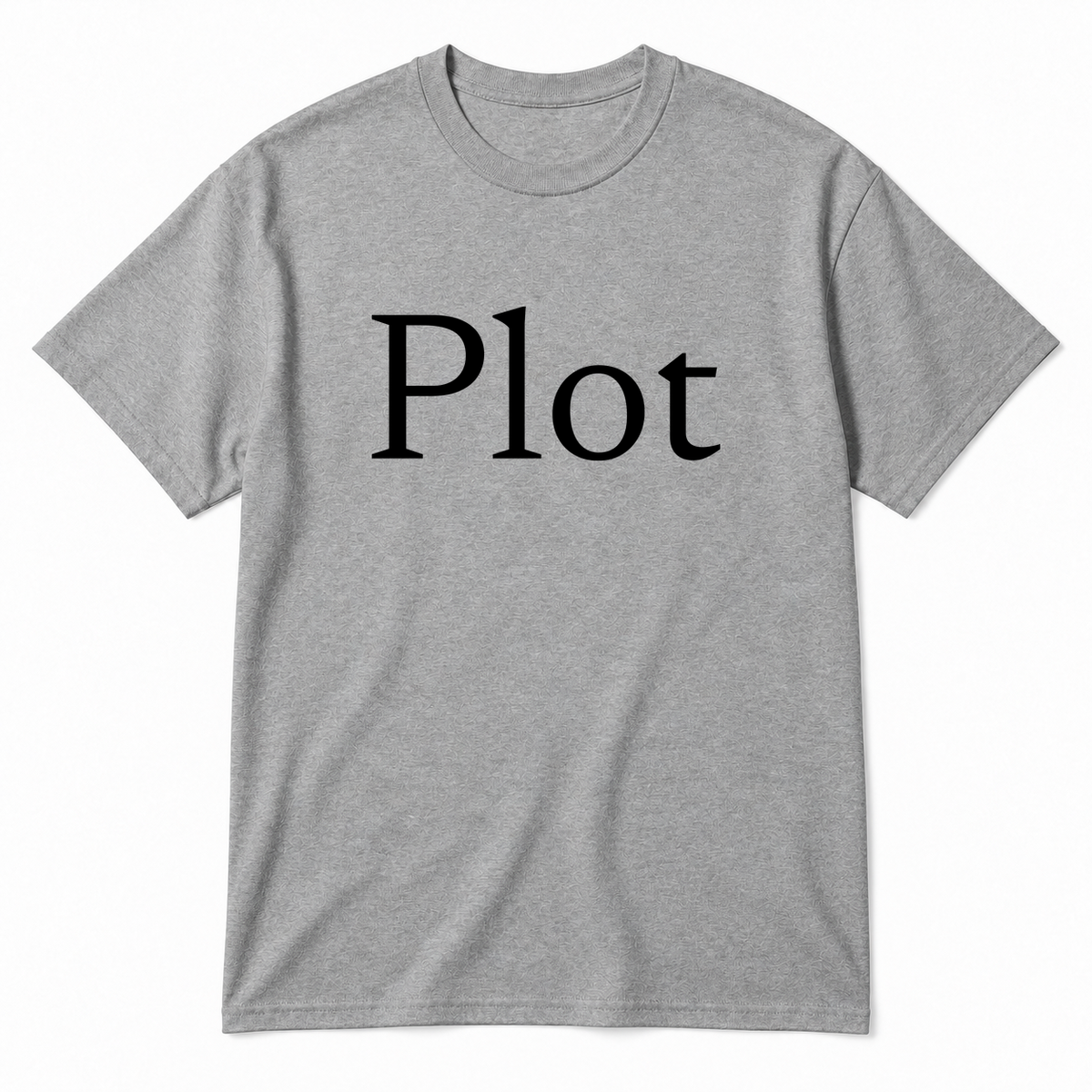 Plot T-Shirt in gray