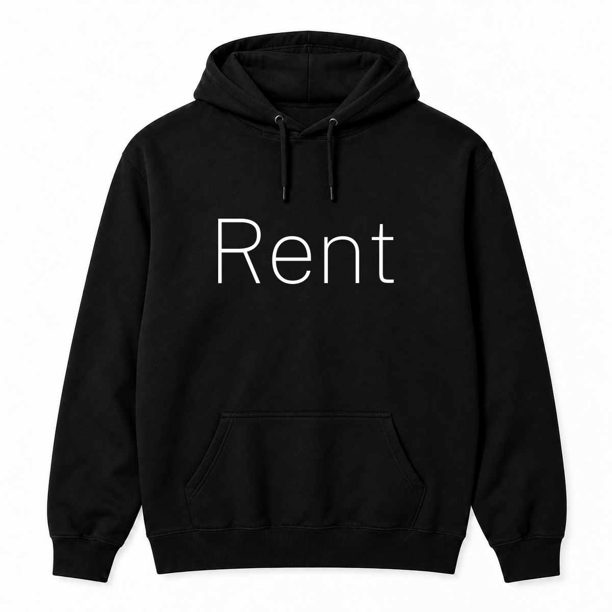 Rent Hoodie in black