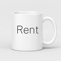 Rent Mug in white