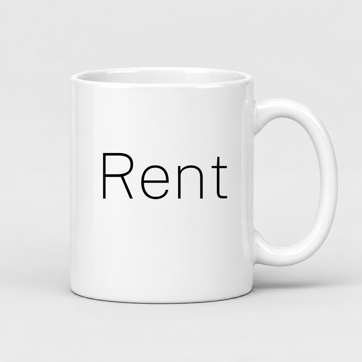 Rent Mug in white